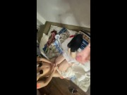 Got a lot of orgasms from two cocks in the pussy at once and they ended up on her 9/16