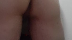 Teen mail uses large buttplug and his fist to gape his solo ass