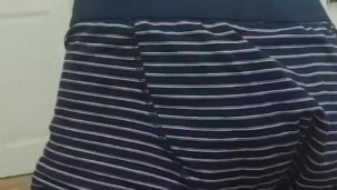Messy Hanging Wedgie