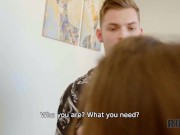 RIM4K. Russian chick and roommate involve the guy in hot threesome sex 6/16