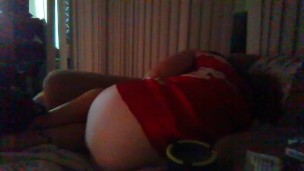 Thick booty white girl ass teasing
