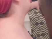 Some amazing throat from this white girl 15/16