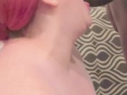 Some amazing throat from this white girl 7/16