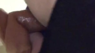 Pretty panty boy loves getting penetration from all angles in every position and room in the house 