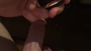I’m jerking while testing out a new butt plug sex toy