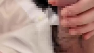 仕事終わりの身体に透明オナホで大量射精