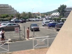 Naked in Public - Walking around Town