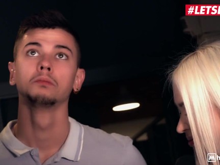HORNY HOSTEL - Sexy Young Blonde Arteya Cheats On Her Boyfriend To Fuck With The Receptionist