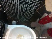 Hard toilet slave training! Toilet PISS Fuck Slut 16/16