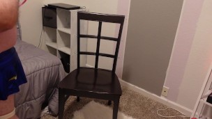 Damsel in self bondage needs buddy