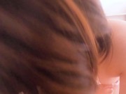 【メンズエステ裏講習】【主観映像】マイクロビキニを着たスレンダー美女に密着されながら手コキされたら興奮しすぎてヤバイことになったｗｗｗ 7/16