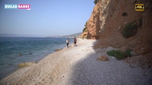 SugarBabesTV - Beach Sex Lovers Part 1