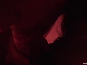 Brunette amateur gets a mouthful before riding her boyfriends dick 14/16