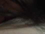 Brunette amateur gets a mouthful before riding her boyfriends dick 9/16