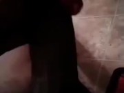 Jacking my Big Dick before work. 7/16