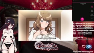 CHICA HENTAI TOCANDOSE MIENTRAS LA USAN