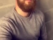 Sexy boy with hat get excited