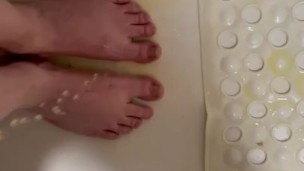 I piss on my feet
