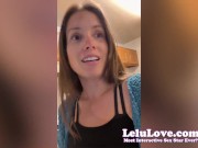 Becoming a colonoscopy pro prep day eating and results, TikTok truth & confessions, scared RIGHT before orgasm - Lelu Love 7/16