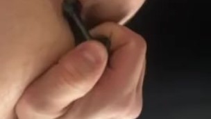 Morning anal plug from bi male..