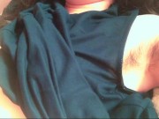 彼女が今何をしているか分かりますか？脇毛ボーボー素人♡【個人撮影】 8/16