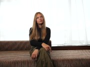 Blonde Spanish teen slut takes 2 cocks during her casting 4/16