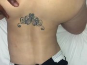 Taking bbc doggy style part 2. Entering those sweet pink sugar walls! No better feeling!😃 4/16