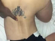 Taking bbc doggy style part 2. Entering those sweet pink sugar walls! No better feeling!😃 6/16