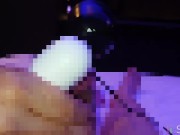 【熟女のぺニスいじり】ぺニスが大好き!フェラチオから手コキ…Ｗ電マで亀頭責め!!最後は口内発射でフィニッシュです。 11/16