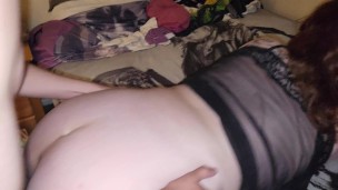 Fiance blows me then gets bent over while friend records thick creampie