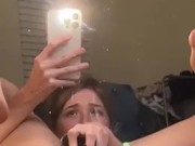 fucking myself with my favorite bbc dildo and my boyfriend is in the other room