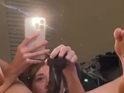 fucking myself with my favorite bbc dildo and my boyfriend is in the other room 8/16