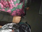 My horny neighbor sucks my cock and fucks me in the elevator 3/16