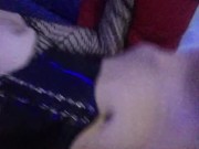 PINK HAIRED GIRL PUTTING FINGERS INTO OIL-FULL PUSSY AND FUCKING HER SMOOTHY ASS 10/16