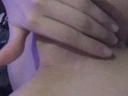 PINK HAIRED GIRL PUTTING FINGERS INTO OIL-FULL PUSSY AND FUCKING HER SMOOTHY ASS 8/16