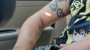 Quick JERK and CUM in a busy West Hollywood ally