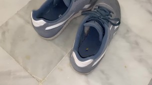 Macrophilia - tricked into hiding in dates shoe
