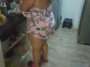 looking for the babysitter when she is in the kitchen 6/16