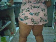 looking at the babysitter's short pink dress and see how she shows 8/16