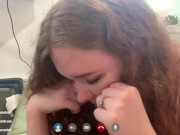 Secretly Cucking You With BBC Over FaceTime - Blowjob/Fuck/Facial - BustySeaWitch 4/16