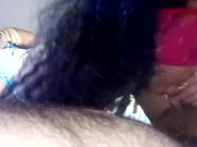 Esse filho da puta ama ser chupado bem molhado enquanto vê uma vagaba destruída por rolas no porno🍌 11/16