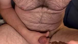 Hairy Dad Bod Comes on Donut and Eats It