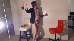 Surprise Ending Maolo Does Actually End up getting rock Hard & Shows off Stunning Cock!