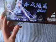 Horny guy intensively Fucks a sex doll with big boobs, heavy breathing. Unboxing MRLsexdoll POV 2/16