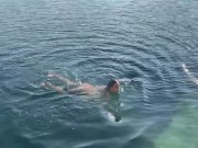 Monika Fox Morning Swimming Naked In The Bay 12/16