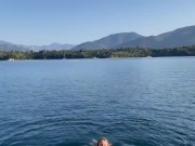 Monika Fox Morning Swimming Naked In The Bay 8/16