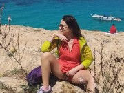 Public PEE in very beautiful Touristic Place