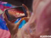 Некогерл Маструбировала на Хентай, а Кончила от Толстого Члена | AliceBong 2/16