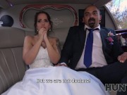 HUNT4K. Bride permits husband to watch her having ass scored in limo 5/16