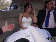 HUNT4K. Bride permits husband to watch her having ass scored in limo 6/16